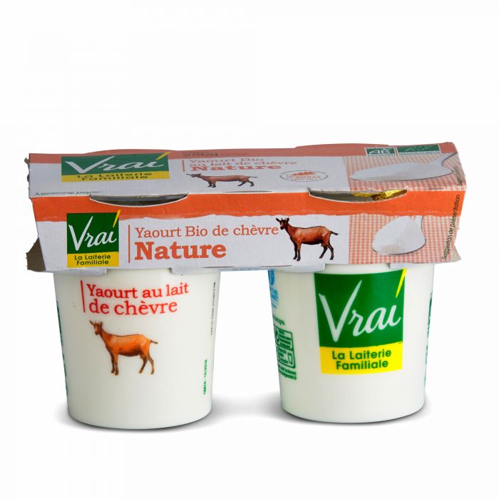 Yaourt nature au lait de chèvre — Yaourts